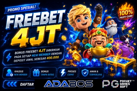BONUS FREEBET 4JT MEMBER BARU
